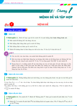 Các dạng toán mệnh đề và tập hợp Toán 10 thường gặp